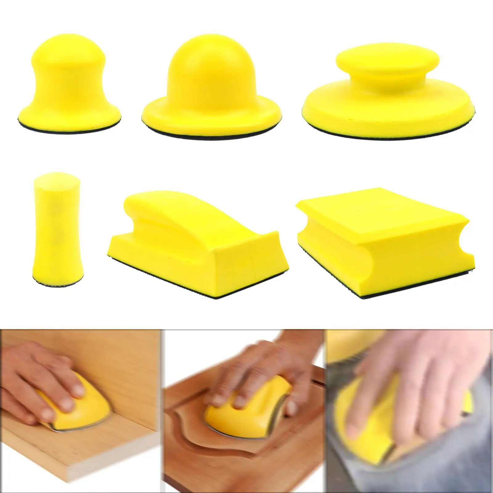 Hand Sanding Block Multifunctional Hand Sander Polishing Pad for Furniture Restoration Car Woodworking Automotive Body Home Arts
Hand Sanding Block Multifunctional Hand Sander Polishing Pad for Furniture Restoration Car Woodworking Automotive Body Home Arts