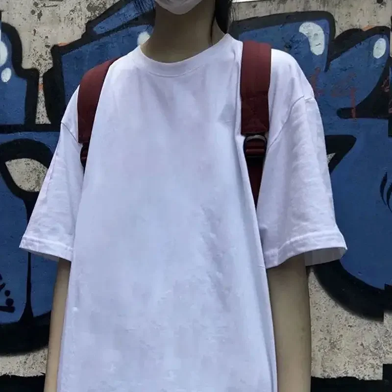 Pure Cotton Short Sleeved Base Shirt for Men and Women Loose Casual Half Sleeved Top Inner Layer White Summer Clothing
Pure Cotton Short Sleeved Base Shirt for Men and Women Loose Casual Half Sleeved Top Inner Layer White Summer Clothing