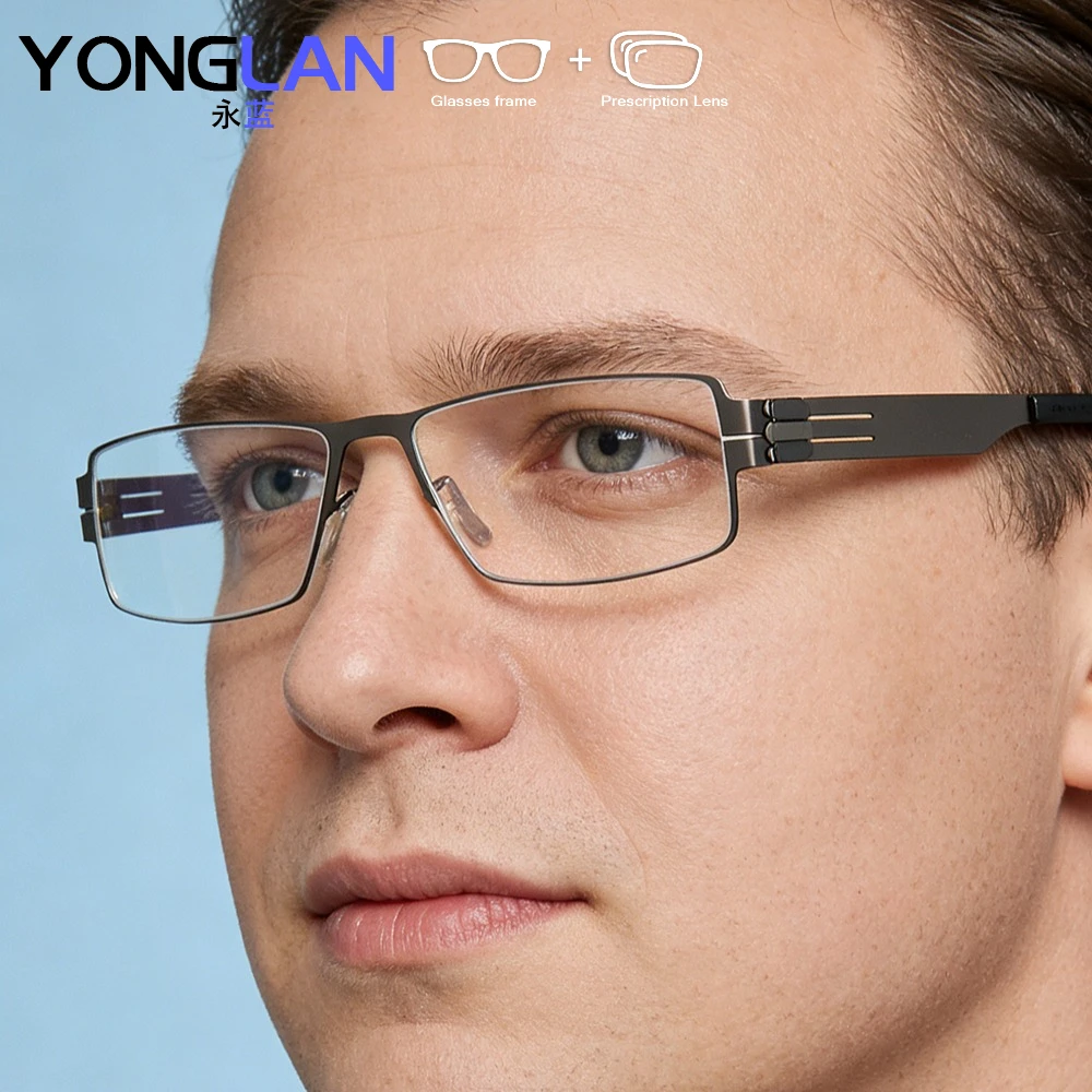 NEW High Quality Brand Designer Screwless Business Ultralight Eyeglasses Men's Reading Glasses Myopia Anti - Blue Light Eyewear
NEW High Quality Brand Designer Screwless Business Ultralight Eyeglasses Men's Reading Glasses Myopia Anti - Blue Light Eyewear