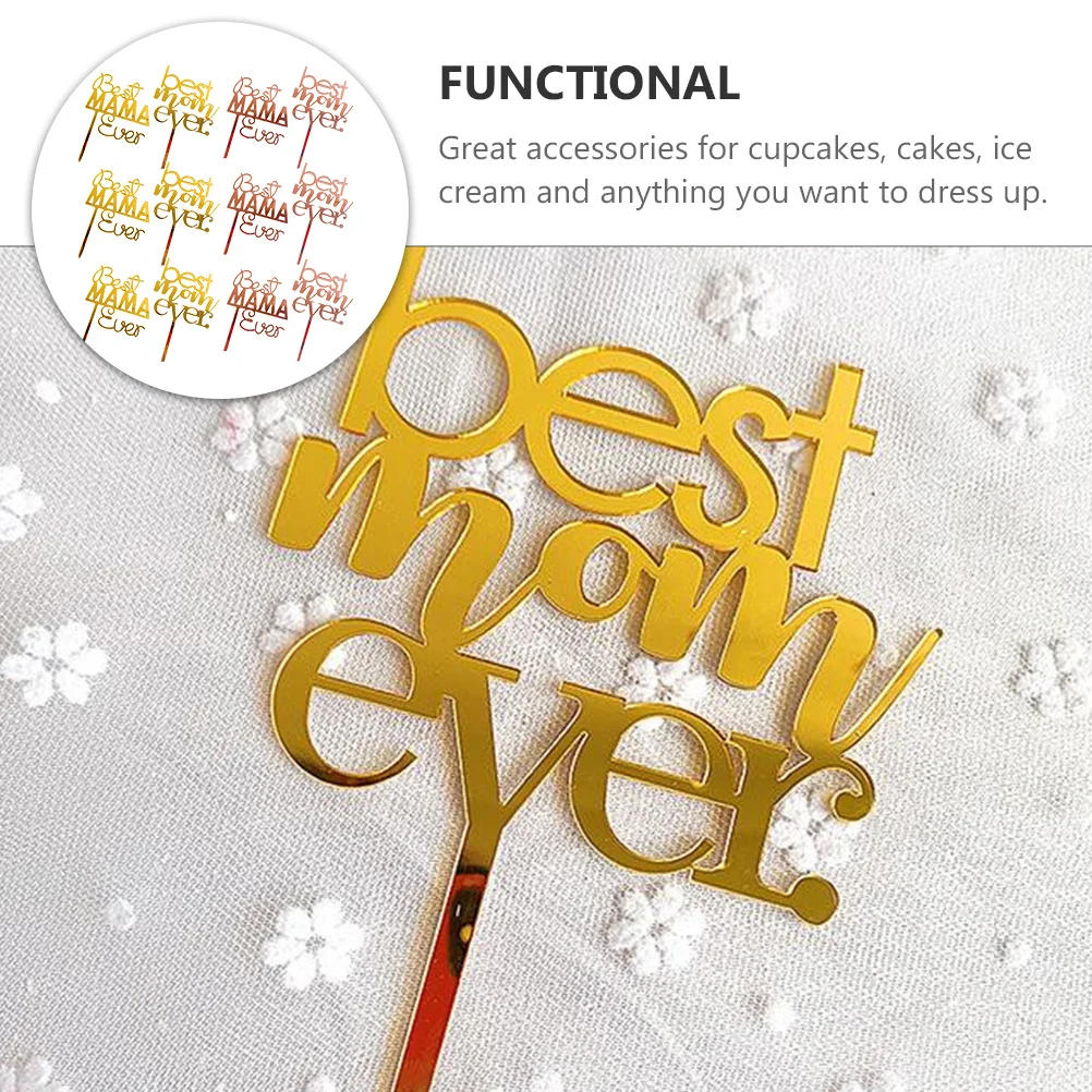 20pcs Crown Picks Mother Picks Acrylic Cupcake Decorations For Party Cake Ice Cream Dessert Party Cake Decor Topper
20pcs Crown Picks Mother Picks Acrylic Cupcake Decorations For Party Cake Ice Cream Dessert Party Cake Decor Topper