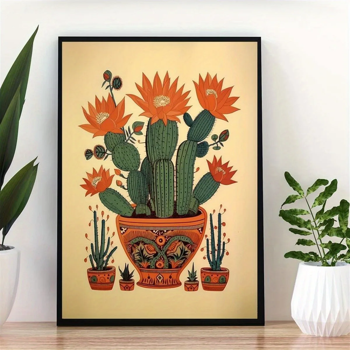 Modern Cactus Canvas Poster Retro Art Painting Vintage Design Colourful Room Wall Decoration For Bedroom Living Room Unframed
Modern Cactus Canvas Poster Retro Art Painting Vintage Design Colourful Room Wall Decoration For Bedroom Living Room Unframed