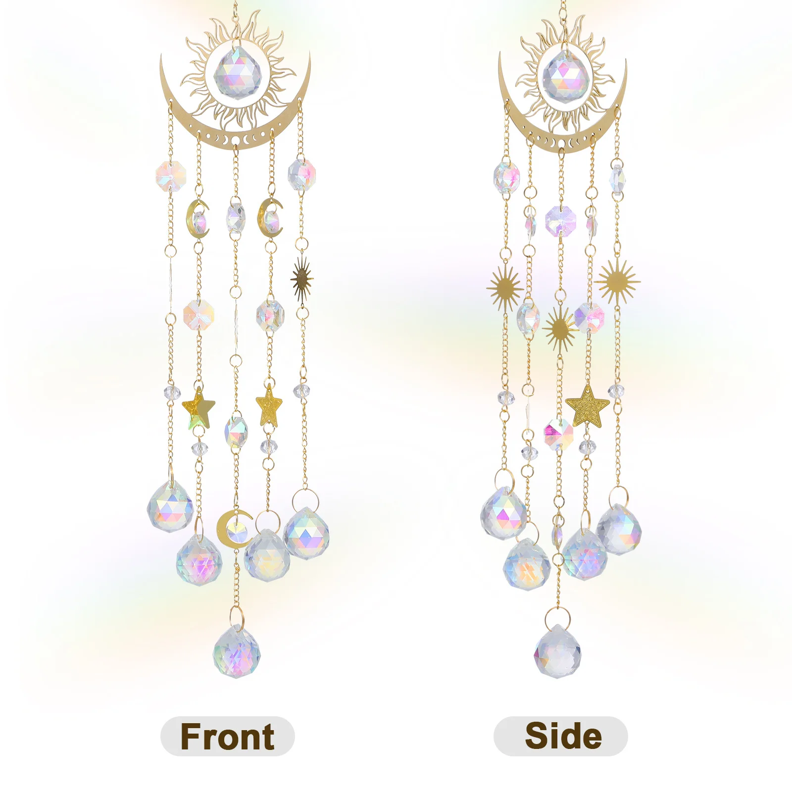 Crystal Wind Chime Sun Catcher Hanging Decor Garden Window Rainbow Reflecting Light Indoor Outdoor Sun Catchers with Crystals
Crystal Wind Chime Sun Catcher Hanging Decor Garden Window Rainbow Reflecting Light Indoor Outdoor Sun Catchers with Crystals