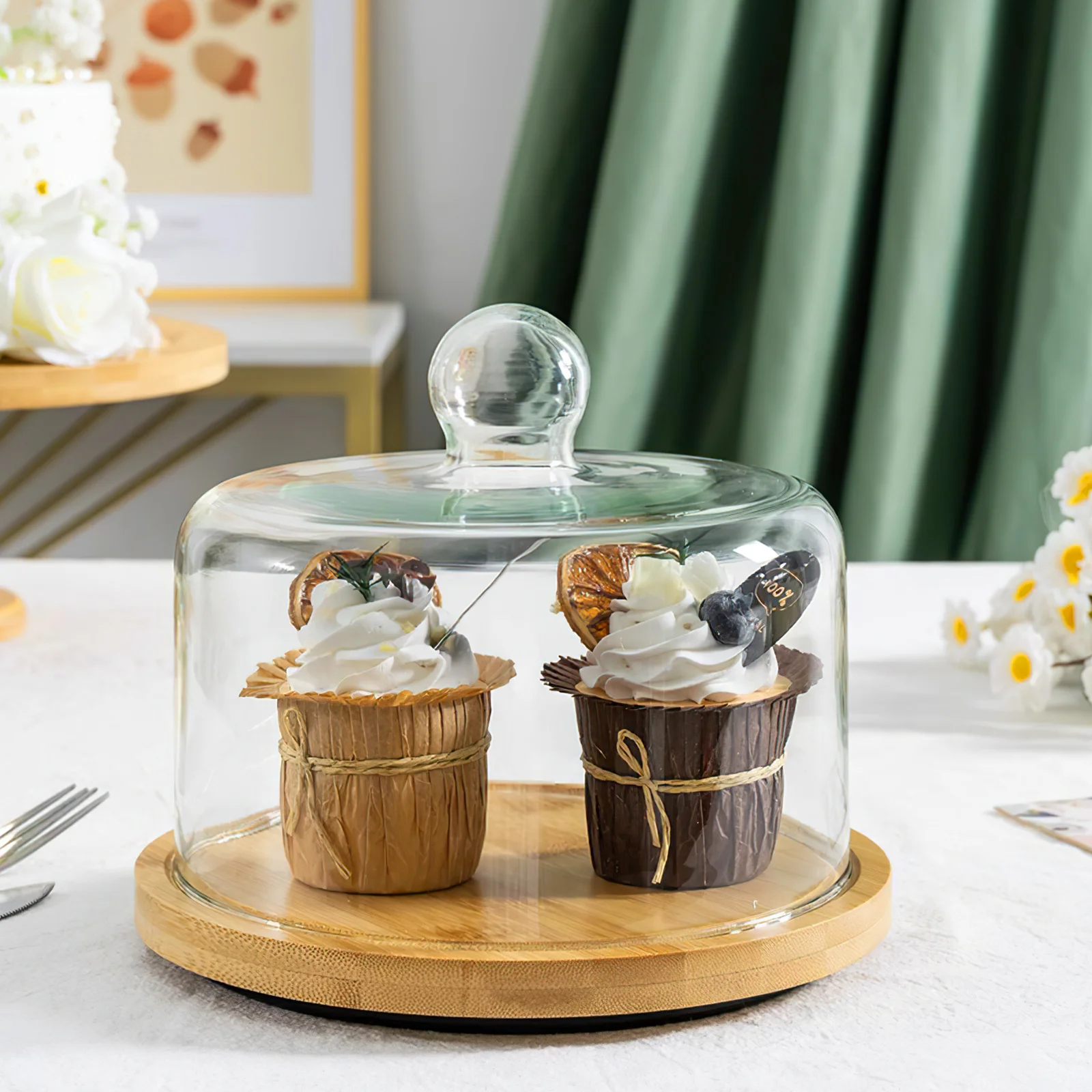 1Set Cake Protective Glass Cover Transparent Dome Food Display Cover Fresh-Keeping Lid for Dessert Snacks
1Set Cake Protective Glass Cover Transparent Dome Food Display Cover Fresh-Keeping Lid for Dessert Snacks