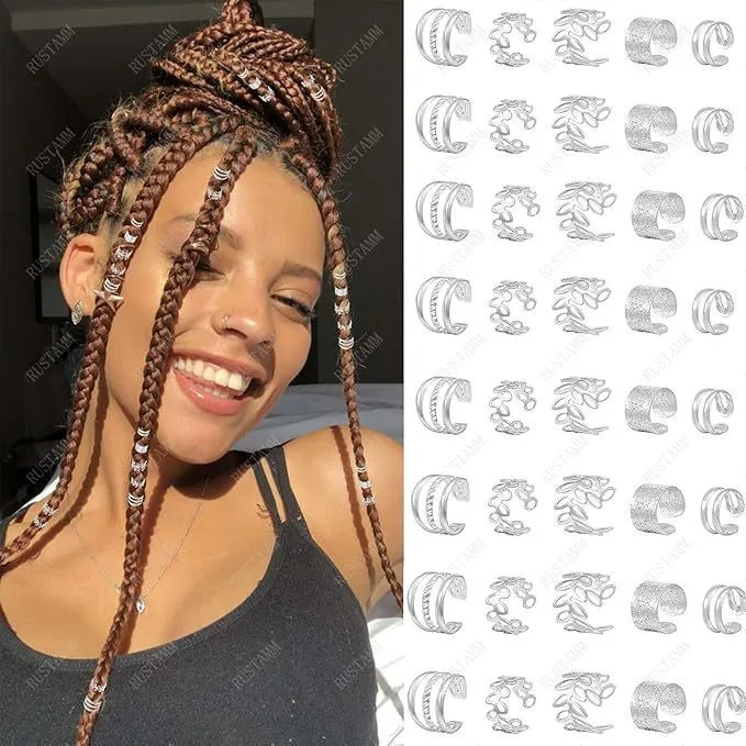 Gold Hollow Leaf Double Dreadlock Hair Rings Set Electroplated Braid Cuffs for Synthetic Hair Supply
Gold Hollow Leaf Double Dreadlock Hair Rings Set Electroplated Braid Cuffs for Synthetic Hair Supply