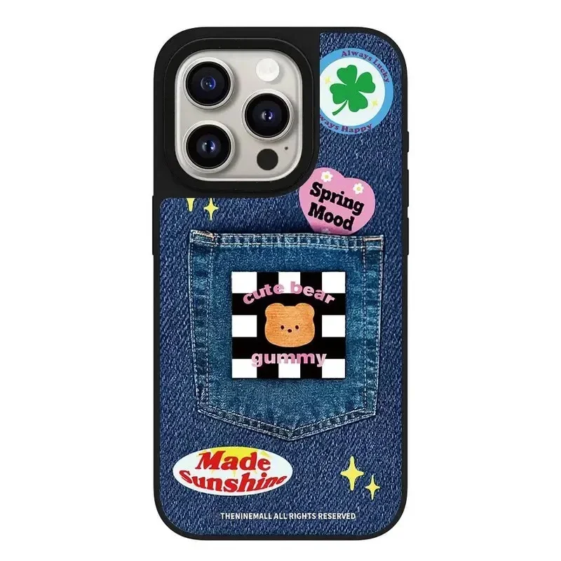 Bear Denim Mirror Magnetic iPhone 11 12 13 15 14 16 Pro Max Protective Case, Fits iPhone 16 Pro Max
Bear Denim Mirror Magnetic iPhone 11 12 13 15 14 16 Pro Max Protective Case, Fits iPhone 16 Pro Max