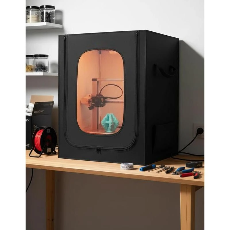 3D Printer Enclosure, Dustproof Waterproof Large Oxford Cloth 3D Printer Tent, Constant Temperature Protective Case with LED Lighting, Compatible with Creality/ELEGOO/Anycubic Popular Models
3D Printer Enclosure, Dustproof Waterproof Large Oxford Cloth 3D Printer Tent, Constant Temperature Protective Case with LED Lighting, Compatible with Creality/ELEGOO/Anycubic Popular Models