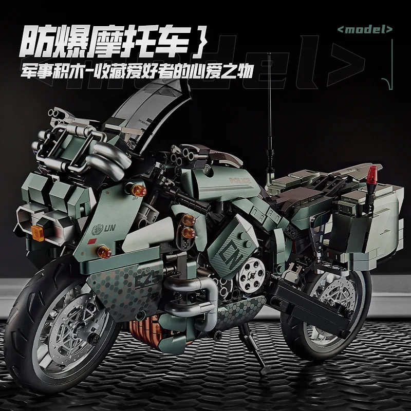 MOC Military Series Tanks Building Blocks Toy Helicopter Missile Vehicle Motorcycle Model DIY Bricks Toys for Kids Adult Gifts
MOC Military Series Tanks Building Blocks Toy Helicopter Missile Vehicle Motorcycle Model DIY Bricks Toys for Kids Adult Gifts