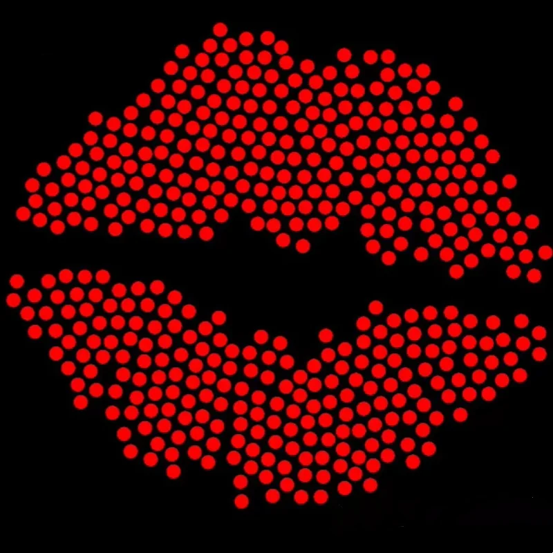 6PC/Lot Red Lip Hot Fix Rhinestone Motif Iron-On Crystal Transfer Stickers Design Patches for Fashion Accessories
6PC/Lot Red Lip Hot Fix Rhinestone Motif Iron-On Crystal Transfer Stickers Design Patches for Fashion Accessories