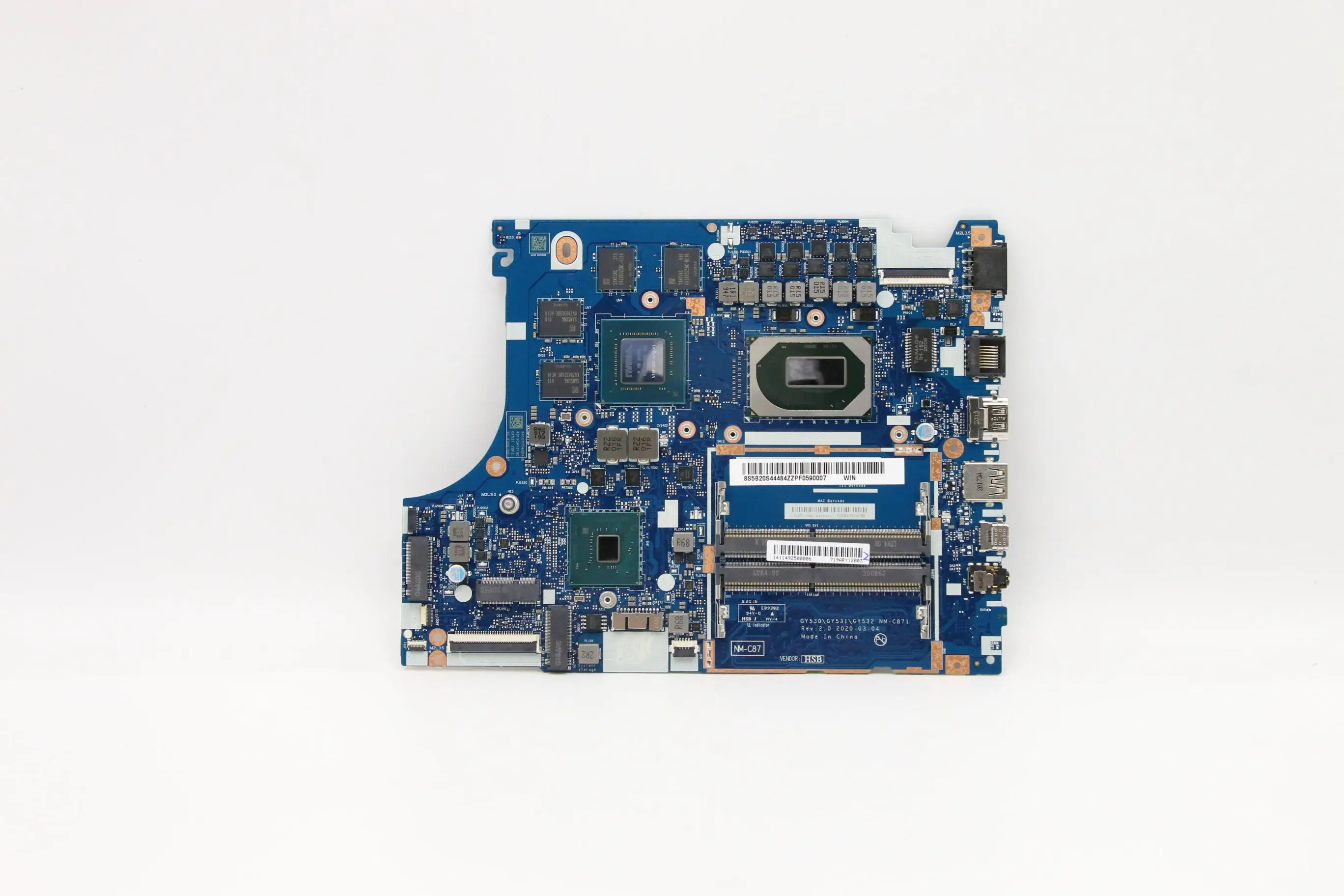 5B20S44484 For Lenovo ideapad Gaming 3-15IMH05 Creator 5-15IMH05 Laptop Motherboard GTX1650 4G I7 10750H Processor 100% Full Tes
5B20S44484 For Lenovo ideapad Gaming 3-15IMH05 Creator 5-15IMH05 Laptop Motherboard GTX1650 4G I7 10750H Processor 100% Full Tes