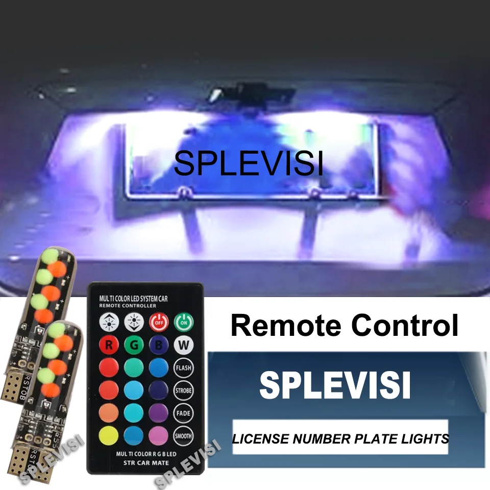 2x T10 LED RGB COB License Number Plate Light Remote For Chevy Chevrolet Impala Malibu Tahoe Equinox Traverse Cruze Colorado
2x T10 LED RGB COB License Number Plate Light Remote For Chevy Chevrolet Impala Malibu Tahoe Equinox Traverse Cruze Colorado