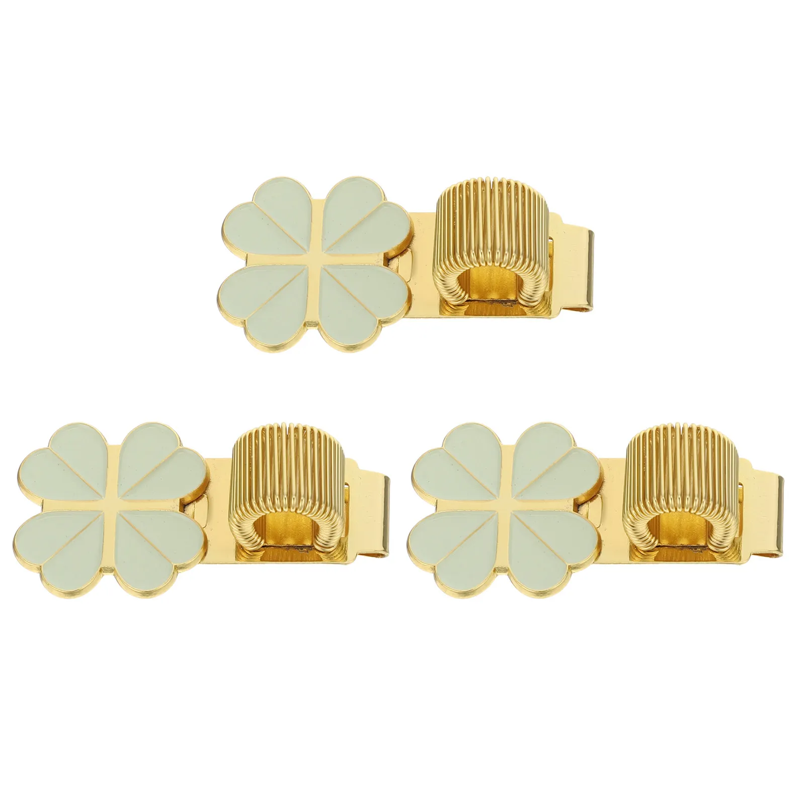 3Pcs Decorative Pen Clip Spring Adjustable Gold Four Leaf Clover Zinc Alloy Journal Pencil Holder Notebook Office Diary
3Pcs Decorative Pen Clip Spring Adjustable Gold Four Leaf Clover Zinc Alloy Journal Pencil Holder Notebook Office Diary