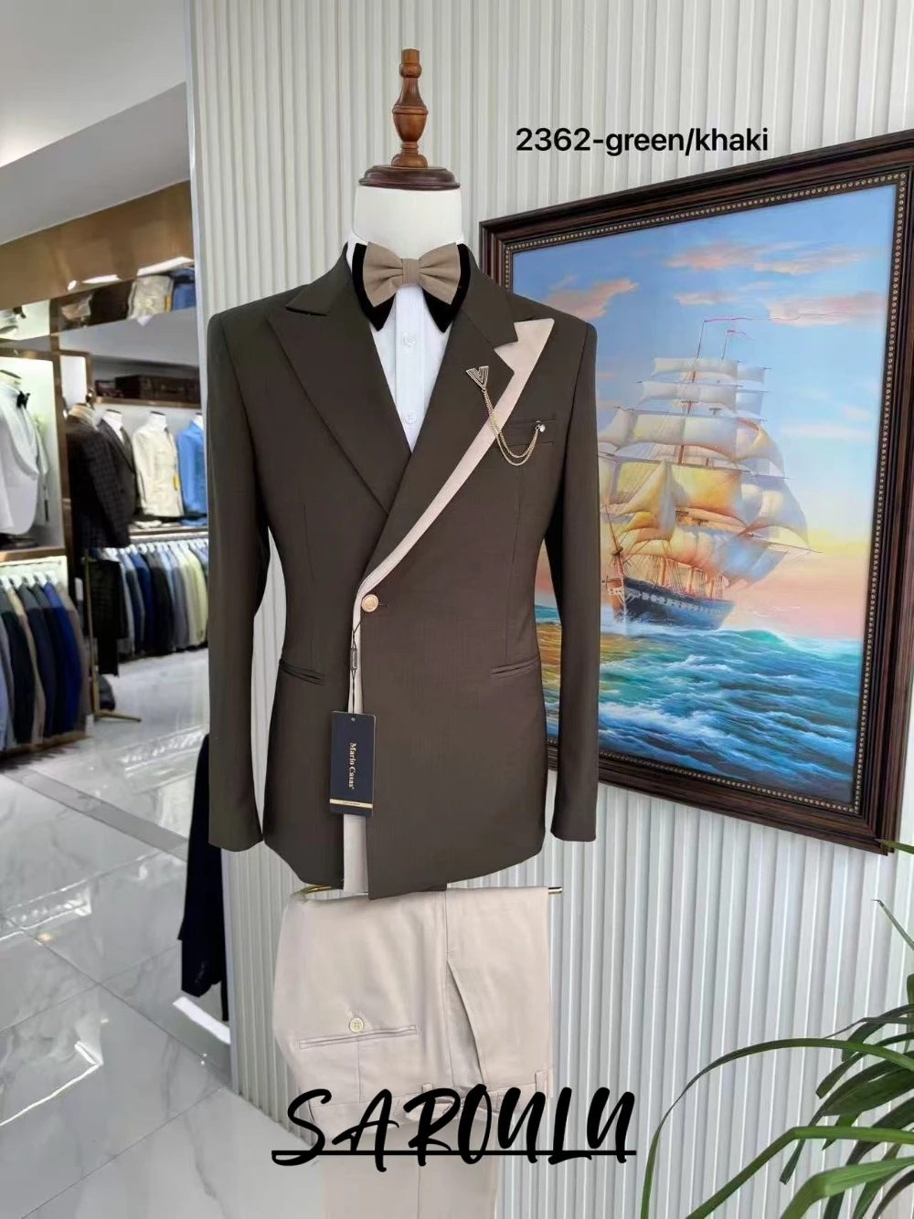 2026 Fashion Asymmetric Lapel Men Suit Set Slim Fit Wedding Groom Tuxedo Banquet Prom Formal Blazer & Pants Two Pieces Wear
2026 Fashion Asymmetric Lapel Men Suit Set Slim Fit Wedding Groom Tuxedo Banquet Prom Formal Blazer & Pants Two Pieces Wear