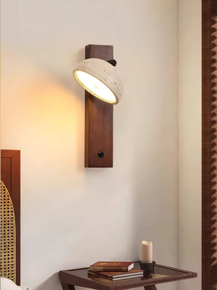 Led Wall Lamp Bedroom Bedside Light Yellow Cave Stone Rotatable Vintage Lighting Fixture Walnut Log Wood Color DC110V 220V
Led Wall Lamp Bedroom Bedside Light Yellow Cave Stone Rotatable Vintage Lighting Fixture Walnut Log Wood Color DC110V 220V