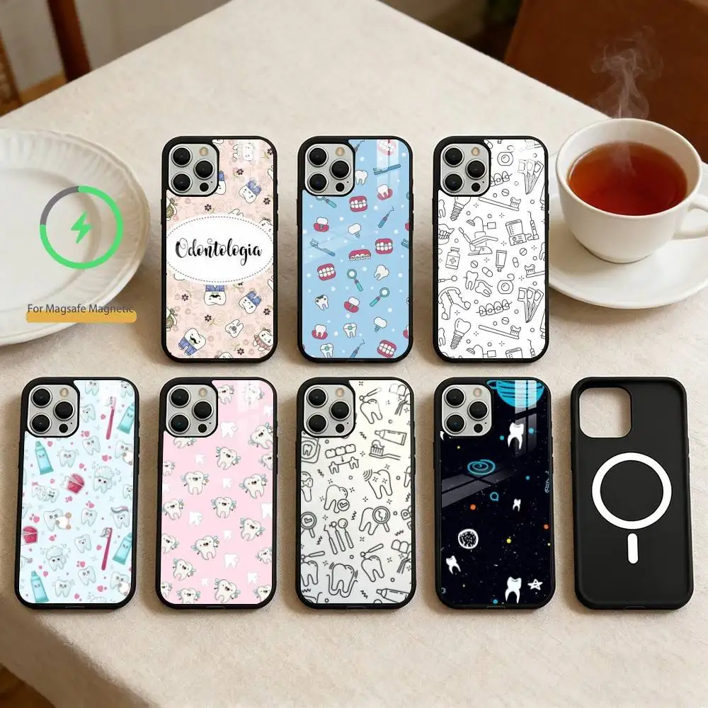 Cartoon Teeth Dentist Phone Case For iPhone 14,16,15,13,17,12,Plus,Pro,Max Magnetic For Magsafe Frosted Cover
Cartoon Teeth Dentist Phone Case For iPhone 14,16,15,13,17,12,Plus,Pro,Max Magnetic For Magsafe Frosted Cover