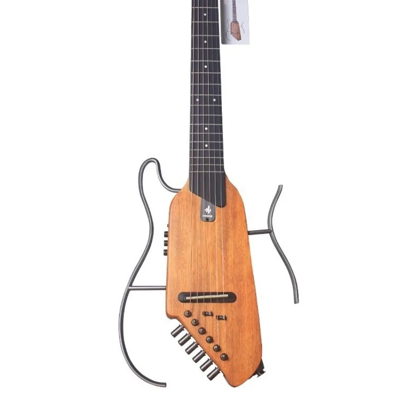 Mute Acoustic Guitar - I Travel Portable Headless Acoustic Guitar for Beginners
Mute Acoustic Guitar - I Travel Portable Headless Acoustic Guitar for Beginners
