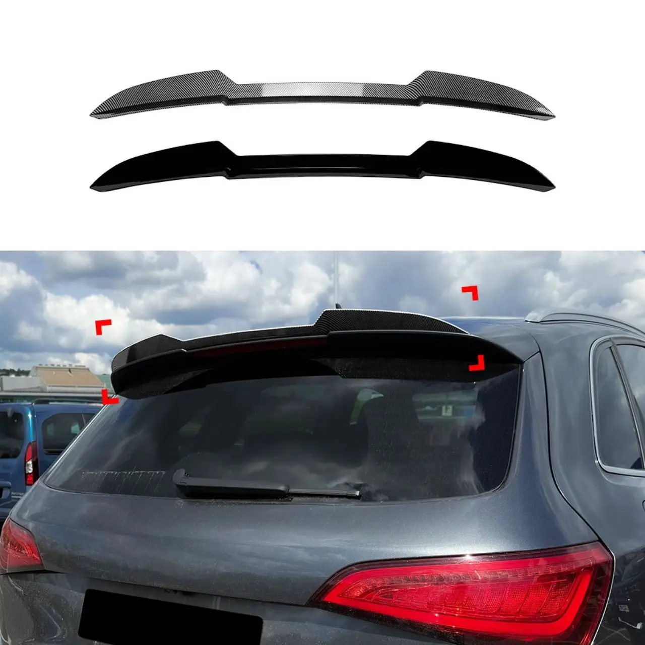 Carbon Look Tuning Car Tail Wing ForAudi Q5 8R Sline 2009 2010 2011 2012 2013 2014 2015 2016 Car Rear Trunk Spoiler Body Kits
Carbon Look Tuning Car Tail Wing ForAudi Q5 8R Sline 2009 2010 2011 2012 2013 2014 2015 2016 Car Rear Trunk Spoiler Body Kits