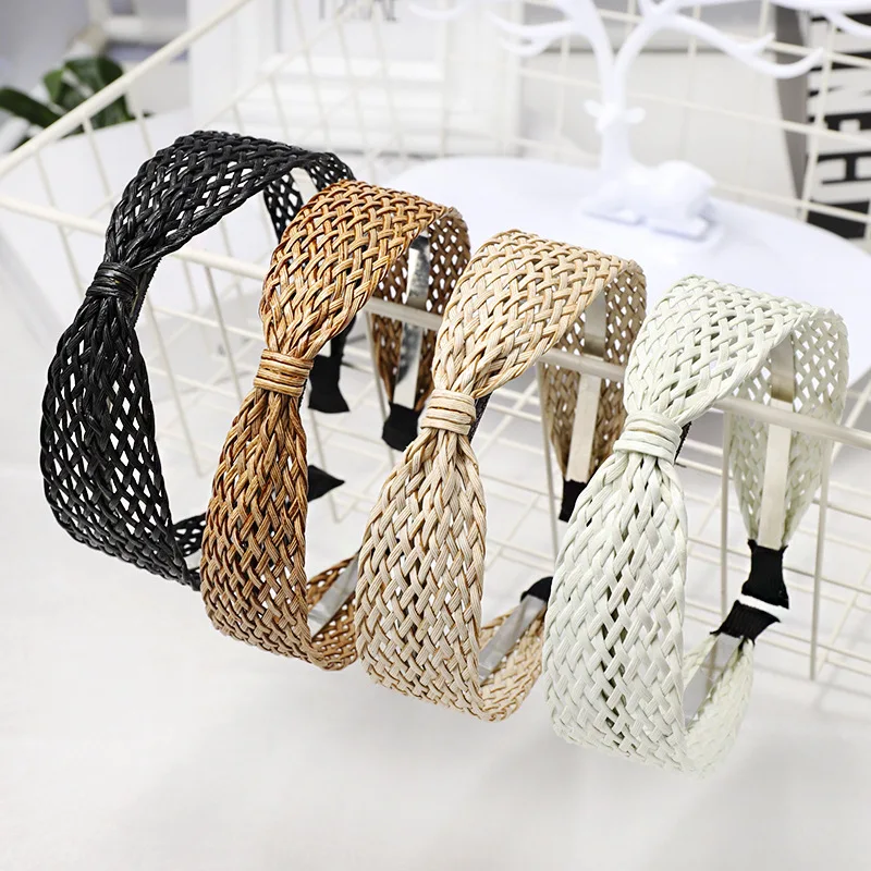 Korean Fashion New Product Hair Hoop Ethnic Retro Hand Woven Headpiece Hair Karafi Grass Woven Women's Headband
Korean Fashion New Product Hair Hoop Ethnic Retro Hand Woven Headpiece Hair Karafi Grass Woven Women's Headband