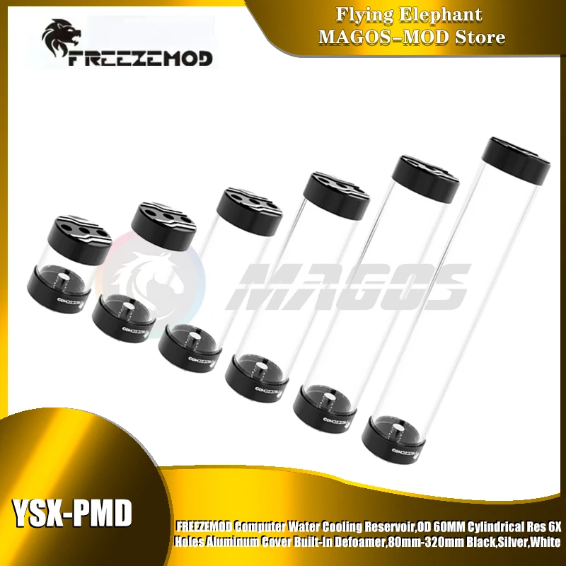 FREEZEMOD Acrylic Reservoir OD60mm Water Tank Metal Cover Water Pump Built-in Bubbler PC Water Cooling Kit 80mm-330mm
FREEZEMOD Acrylic Reservoir OD60mm Water Tank Metal Cover Water Pump Built-in Bubbler PC Water Cooling Kit 80mm-330mm