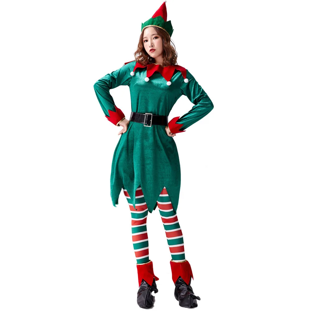 New Style Christmas Elf Costume Export-oriented Cosplay Performance Costume Adult Green Suit Green Fairy
New Style Christmas Elf Costume Export-oriented Cosplay Performance Costume Adult Green Suit Green Fairy