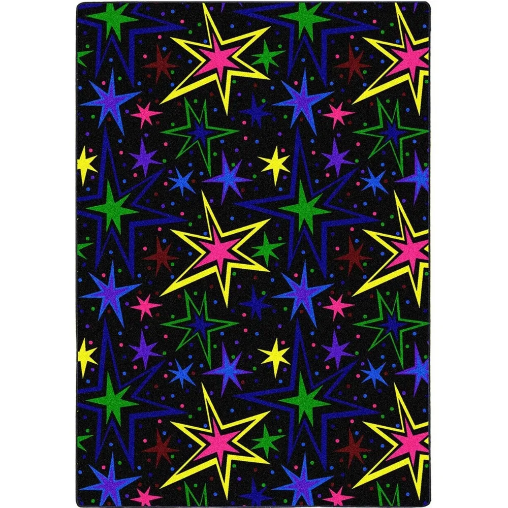 Home Floor Decorative Premium Nylon Fiber Neon Lights Kapow 6' X 9' Area Rug - Fluorescent
Home Floor Decorative Premium Nylon Fiber Neon Lights Kapow 6' X 9' Area Rug - Fluorescent