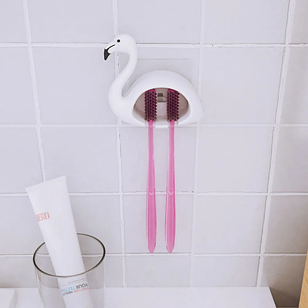 Flamingo Toothbrush Holder 2-slot Cartoon White Children Bathroom Sink Decorative No Punching Wall Mount Suction Cup Drainage
Flamingo Toothbrush Holder 2-slot Cartoon White Children Bathroom Sink Decorative No Punching Wall Mount Suction Cup Drainage