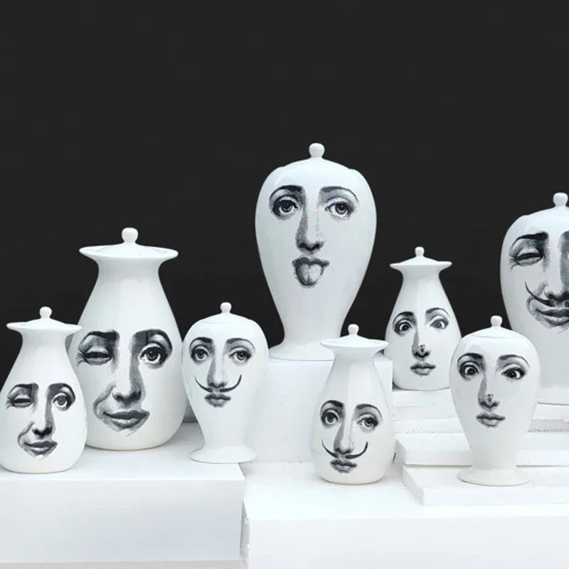 Fun and Creative Flower Pot European Flat Vase Double sided Ceramic Waterproof Vase Home Decoration Craft Jar
Fun and Creative Flower Pot European Flat Vase Double sided Ceramic Waterproof Vase Home Decoration Craft Jar