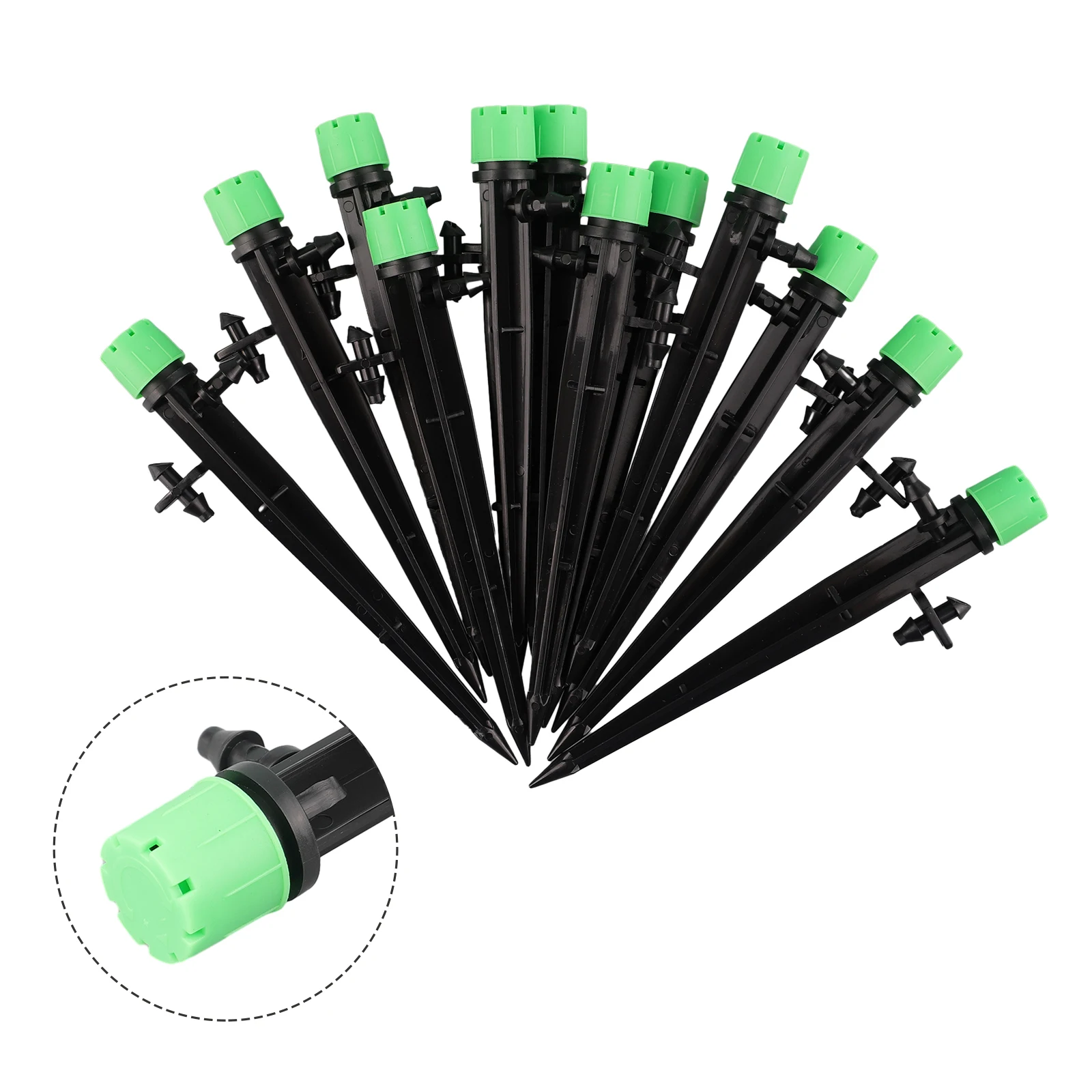 25 PSI Water Drippers Water Drippers 50 Pcs/set Irrigation Practical Stake Useful Water Dripper Adjustable Brand New Drip
25 PSI Water Drippers Water Drippers 50 Pcs/set Irrigation Practical Stake Useful Water Dripper Adjustable Brand New Drip