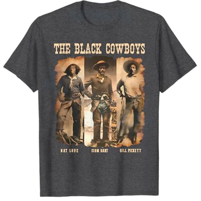 Black Cowboy Western Rodeo Melanin Black History Texas Men T-Shirt Fashion African American Y2k Design Vintage Tees Novelty Gift
Black Cowboy Western Rodeo Melanin Black History Texas Men T-Shirt Fashion African American Y2k Design Vintage Tees Novelty Gift