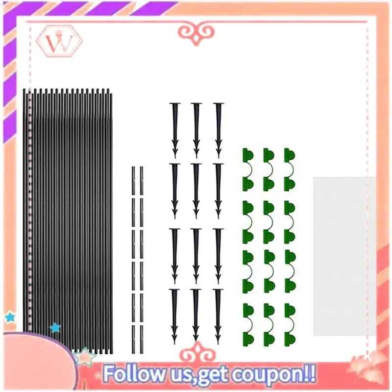 Garden Hoops For Netting Green Garden Crop Protection Hoops Cloches For Growing Vegetables Rust-Free Grow Tunnel
Garden Hoops For Netting Green Garden Crop Protection Hoops Cloches For Growing Vegetables Rust-Free Grow Tunnel