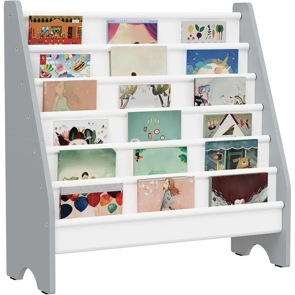 6-Tier Kids Bookshel, Book Shel or Kids Room, Sling Bookcase, Magazine and Book Storage Rack, Large acity Book Organizer or Nurs
6-Tier Kids Bookshel, Book Shel or Kids Room, Sling Bookcase, Magazine and Book Storage Rack, Large acity Book Organizer or Nurs