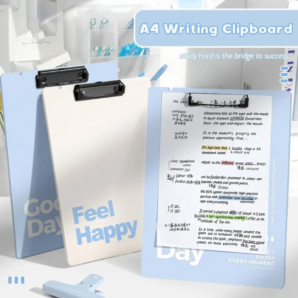 New Plastic A4 File Folder Thickened Hangable Storage Writing Pad Writing Splint Office School
New Plastic A4 File Folder Thickened Hangable Storage Writing Pad Writing Splint Office School