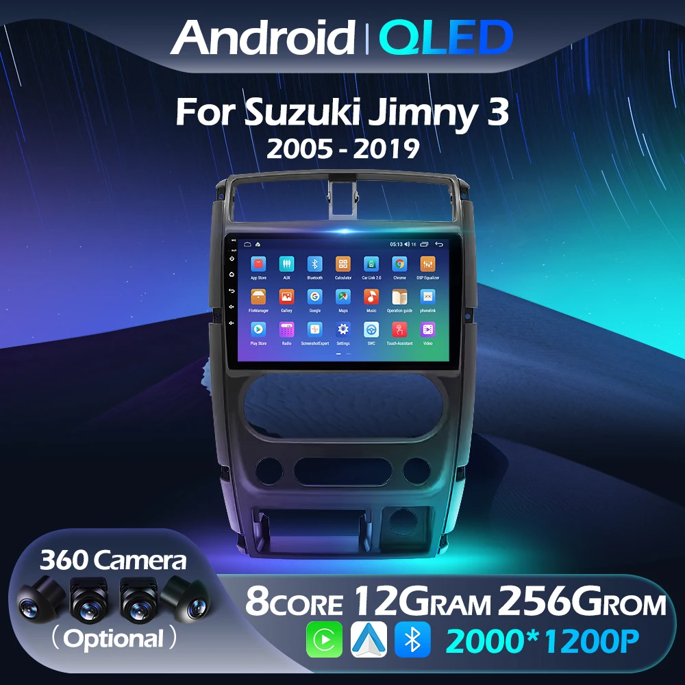 Bluetooth Car Radio For Suzuki Jimny 3 2005 - 2019 Multimedia Navigation Player Carplay Android Auto QLED 4G WIFI FM DSP
Bluetooth Car Radio For Suzuki Jimny 3 2005 - 2019 Multimedia Navigation Player Carplay Android Auto QLED 4G WIFI FM DSP