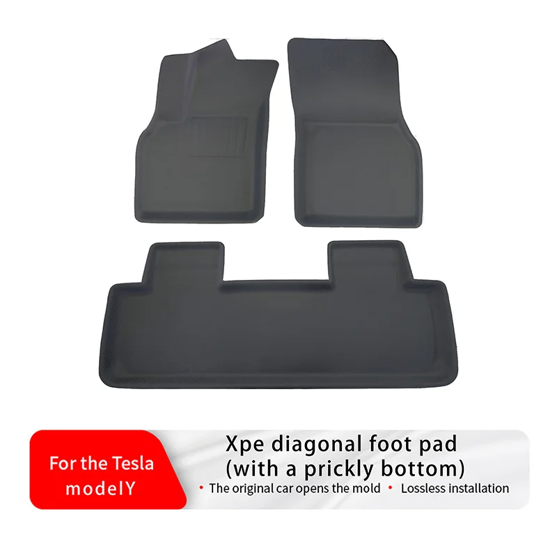 Suitable for model Y Tesla 2021-2024 xpe diagonal foot pad (with a prickly bottom)
Suitable for model Y Tesla 2021-2024 xpe diagonal foot pad (with a prickly bottom)