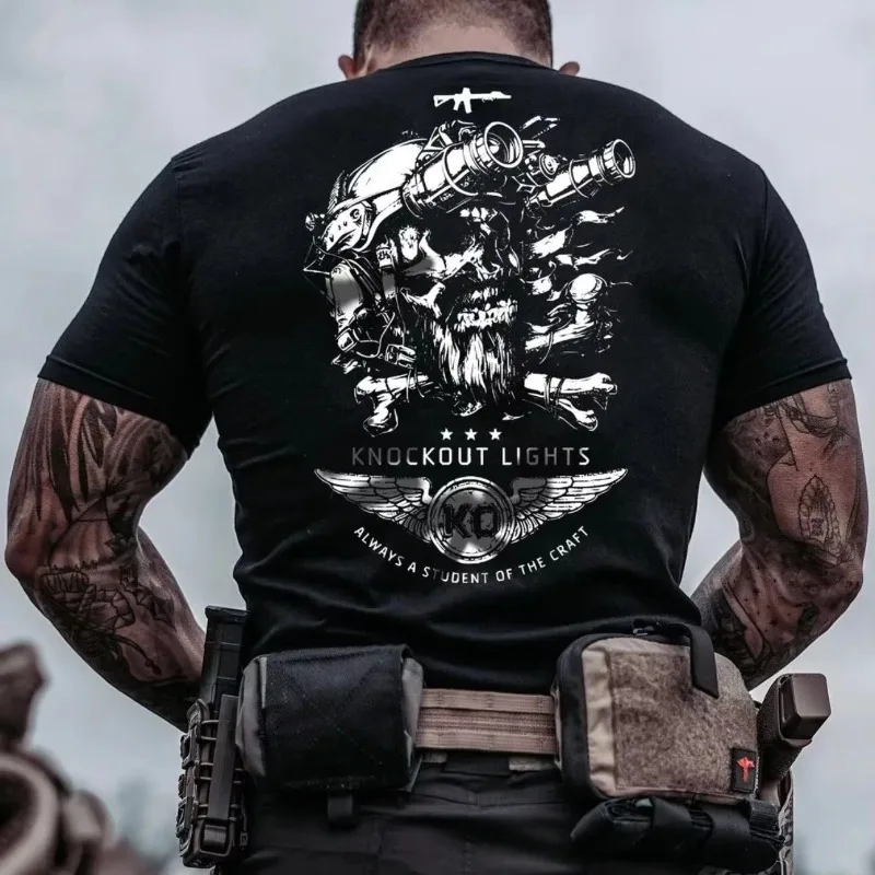 2026 American Retro Tough Guy Tactical Print T-shirt Men's Summer Round Neck Half Sleeve Large Size Men's Short Sleeve T-shirt
2026 American Retro Tough Guy Tactical Print T-shirt Men's Summer Round Neck Half Sleeve Large Size Men's Short Sleeve T-shirt