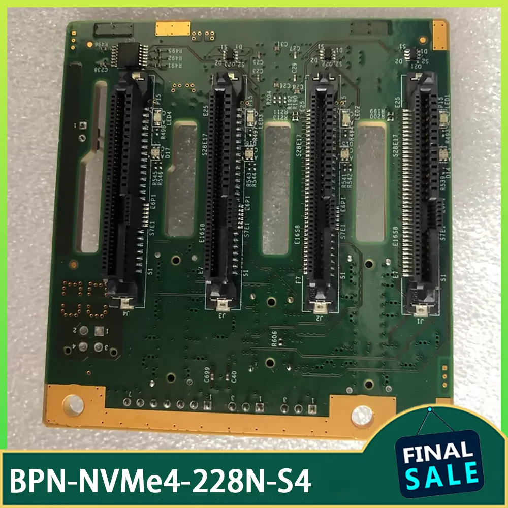 Hard drive backplane BPN-NVMe4-228N-S4
Hard drive backplane BPN-NVMe4-228N-S4