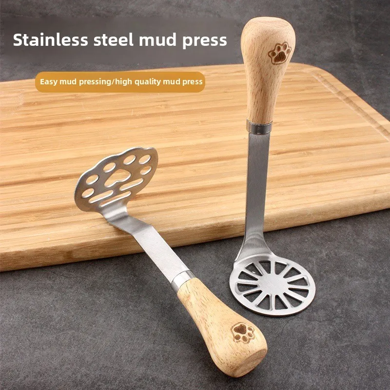 Little Bear Puree Press, a food-grade stainless steel puree pressing tool, a potato puree pressing device 
Little Bear Puree Press, a food-grade stainless steel puree pressing tool, a potato puree pressing device