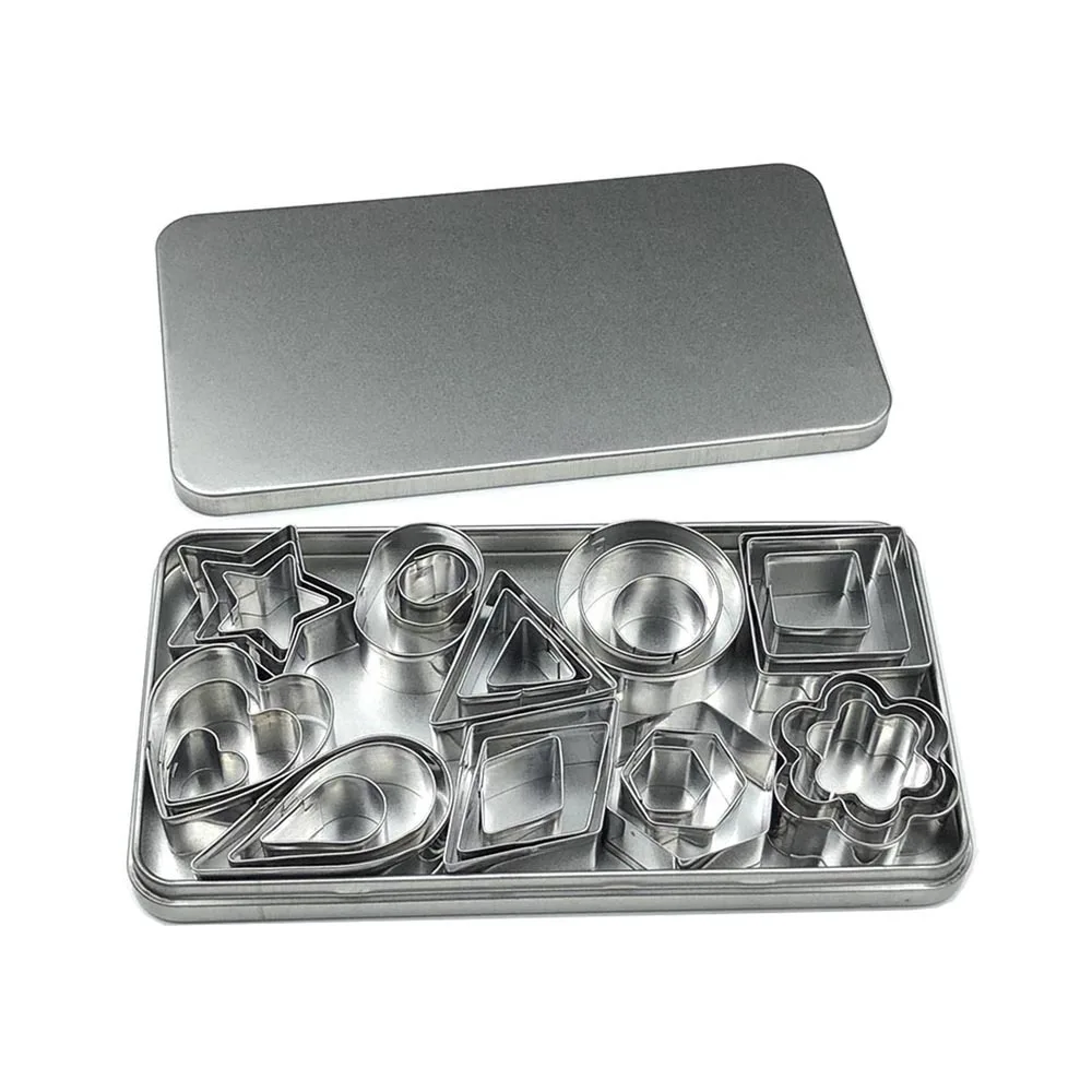 30pcs Stainless Steel Biscuit Mould Cookies Chocolate Cake Baking Set DIY Pattern Kitchen Tools
30pcs Stainless Steel Biscuit Mould Cookies Chocolate Cake Baking Set DIY Pattern Kitchen Tools