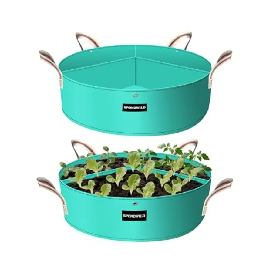 2 Pack 50 Gallon 3 Compartment Potato Grow Bag for Vegetable Gardening, Thickened PE Material, Black, Reusable with Drainage an
2 Pack 50 Gallon 3 Compartment Potato Grow Bag for Vegetable Gardening, Thickened PE Material, Black, Reusable with Drainage an
