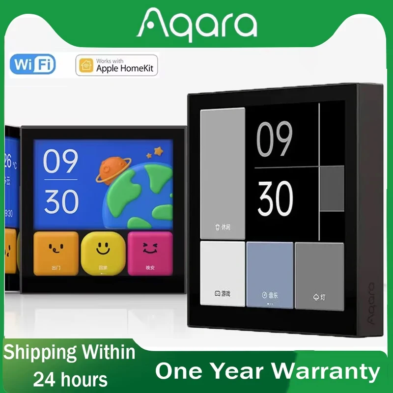 Aqara Smart Switch S1E Touch Control 4" Full LED Scene Setting Remote Smart Switches Aqara Control Switch S1E Work For Homekit
Aqara Smart Switch S1E Touch Control 4" Full LED Scene Setting Remote Smart Switches Aqara Control Switch S1E Work For Homekit