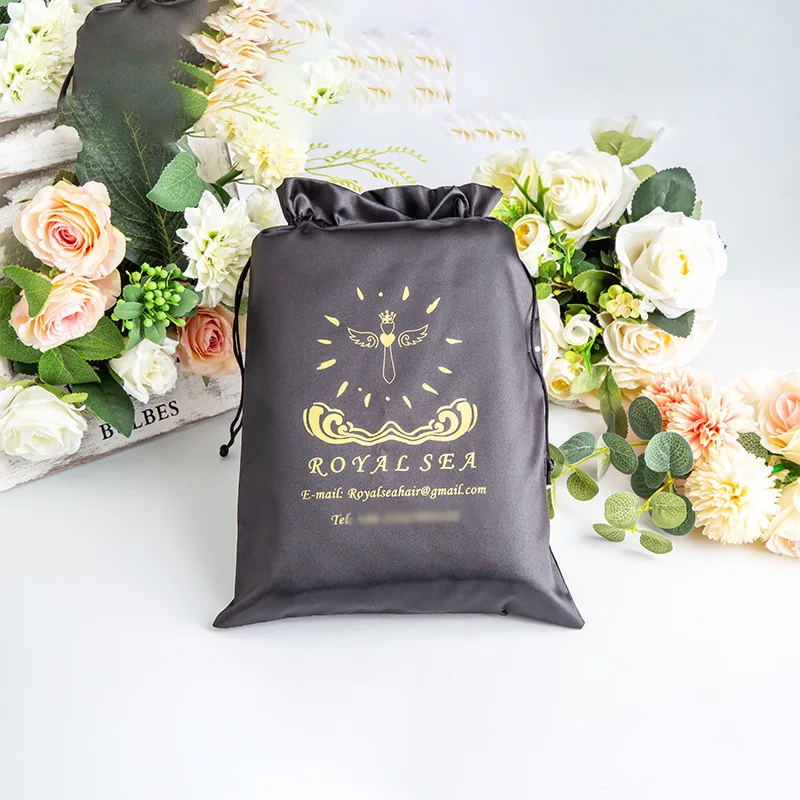 Custom Logo Print Satin Pouch Luxury Silk Drawstring Bags Packaging Jewelry Hair Extensions Wigs Makeup Gift Wrapping Sachet
Custom Logo Print Satin Pouch Luxury Silk Drawstring Bags Packaging Jewelry Hair Extensions Wigs Makeup Gift Wrapping Sachet