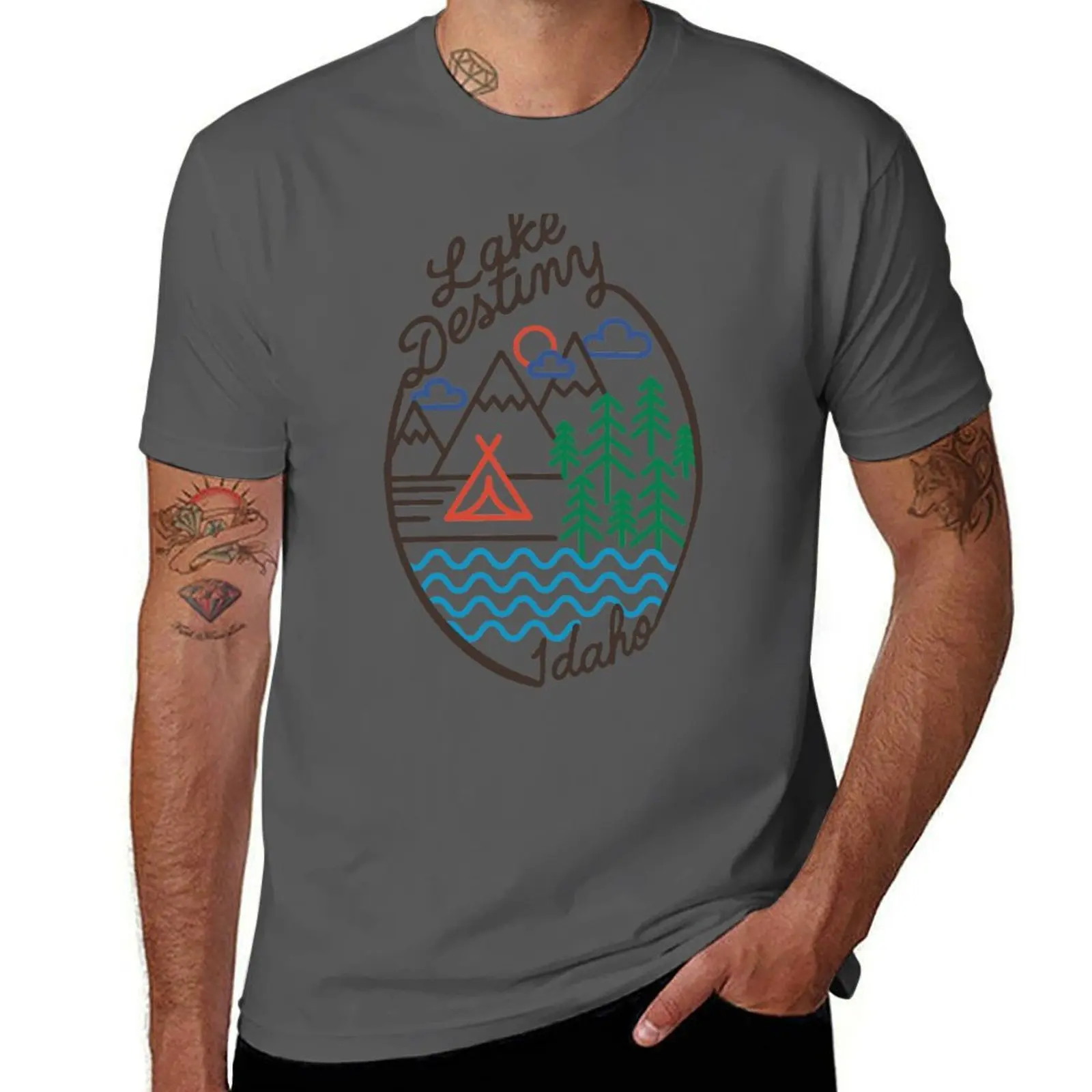Lake Destiny, Idaho T-Shirt man t shirts cotton graphic t shirts for man man t shirt graphic T-Shirt 
Lake Destiny, Idaho T-Shirt man t shirts cotton graphic t shirts for man man t shirt graphic T-Shirt
