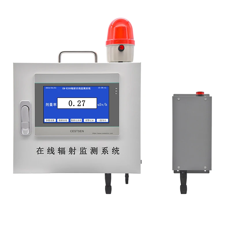 GM-R200 Fixed Radiation Monitoring and Alarm Device Wall Mounted Online Radiation Alarm Device CT Room Xy Radiation Detection