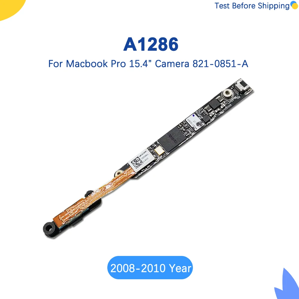 Оригинальная веб-камера iSight для Macbook Pro 15,4 дюйма, камера A1286 821-0851-A 821-0851-01 2008-2010 года
Оригинальная веб-камера iSight для Macbook Pro 15,4 дюйма, камера A1286 821-0851-A 821-0851-01 2008-2010 года