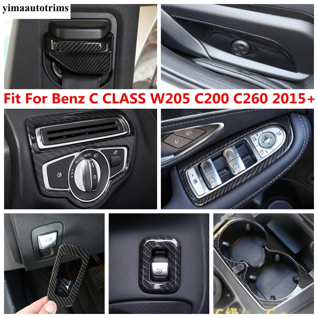 Seat Belt Cap / Window Lift / Hand Brake / Seat Adjust Panel Cover Trim Accessories For Benz C CLASS W205 C200 C260 2015 - 2021
Seat Belt Cap / Window Lift / Hand Brake / Seat Adjust Panel Cover Trim Accessories For Benz C CLASS W205 C200 C260 2015 - 2021