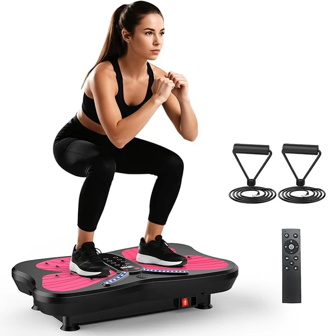 New Vibration Plate Exercise Machine with Remote Control Full Body Vibration Platform for Beginners & Recovery Overall Fitness
New Vibration Plate Exercise Machine with Remote Control Full Body Vibration Platform for Beginners & Recovery Overall Fitness