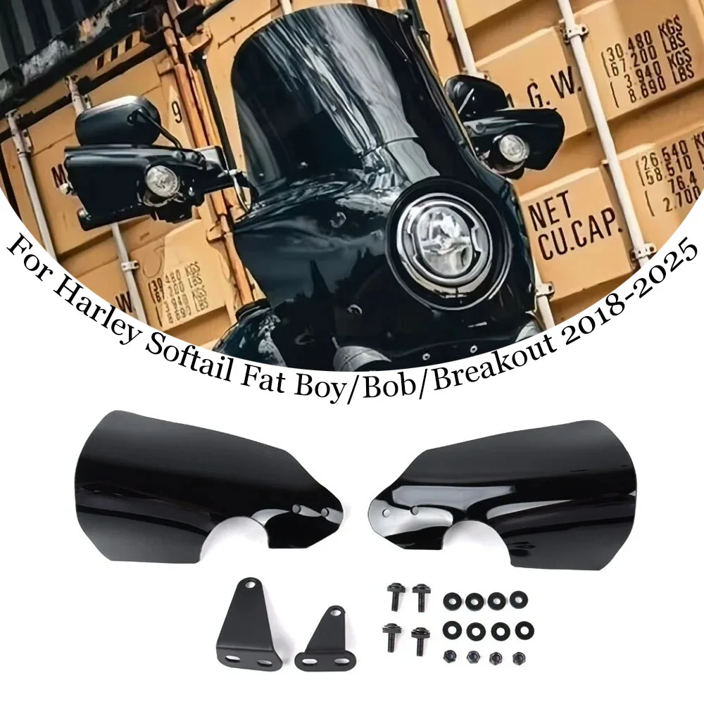For Harley Softail Slim /Breakout /Low Rider S FXLRS 2018-2025 Motorcycle High Quality Handguard Cover Hand guard Protection Kit
For Harley Softail Slim /Breakout /Low Rider S FXLRS 2018-2025 Motorcycle High Quality Handguard Cover Hand guard Protection Kit
