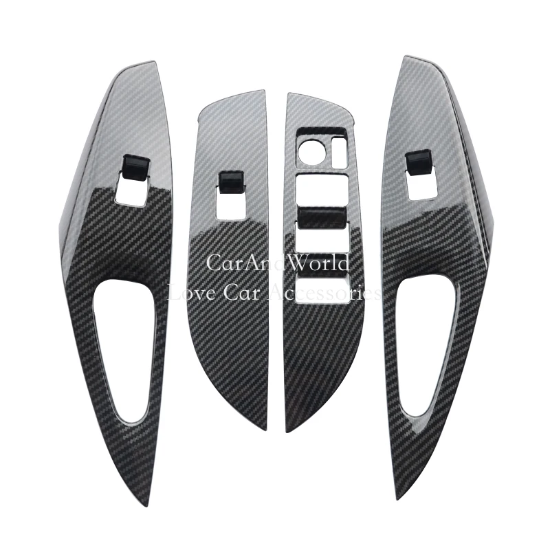 Interior Armrest Window Glass Lift Switch Button Cover Frame Trims For Toyota Corolla 2019-2025 Carbon Fibre Car Accessories
Interior Armrest Window Glass Lift Switch Button Cover Frame Trims For Toyota Corolla 2019-2025 Carbon Fibre Car Accessories