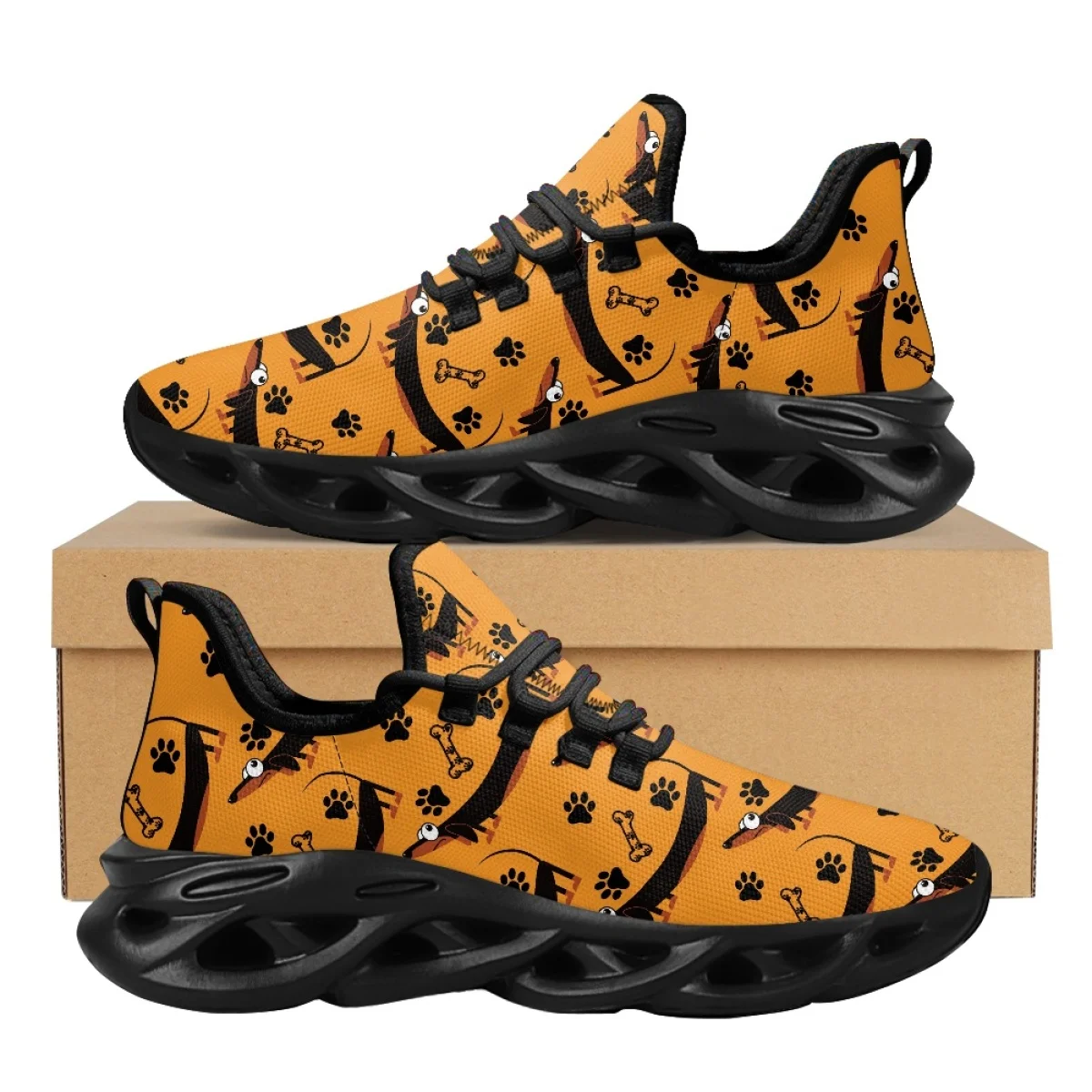 INSTANTARTS Dachshun Cute Dog Cartoon Image Ladies Outdoor Heightening Casual Shoe Lightweight Hiking Shoes Fashion Sports Shoes
INSTANTARTS Dachshun Cute Dog Cartoon Image Ladies Outdoor Heightening Casual Shoe Lightweight Hiking Shoes Fashion Sports Shoes