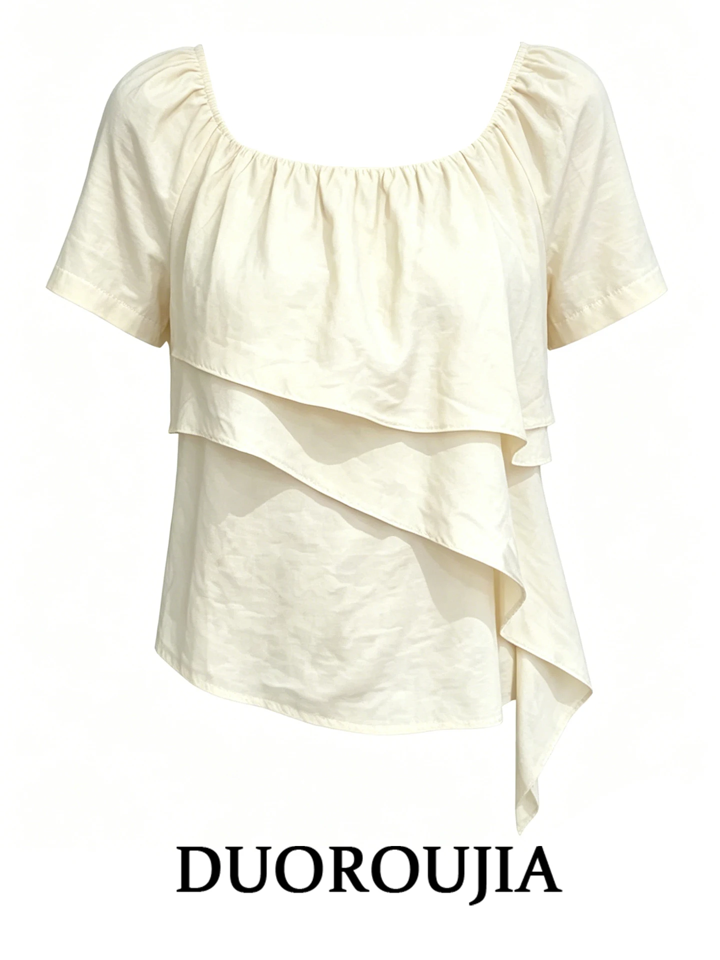 plus Size Women's Shirt DUOR Pure Desire Square Collar Short Sleeve Asymmetrical Hem High Waist Korean Style Summer Slimming ...
plus Size Women's Shirt DUOR Pure Desire Square Collar Short Sleeve Asymmetrical Hem High Waist Korean Style Summer Slimming ...