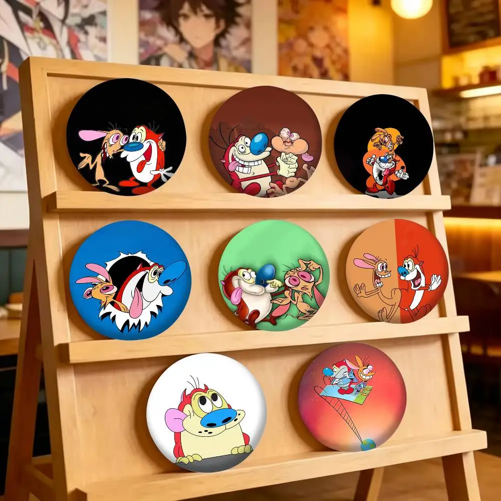 The R-Ren S-Stimpy Show 25 32 44 58 75mm Badges Personalized Round Brooches Pins Accessory Gift
The R-Ren S-Stimpy Show 25 32 44 58 75mm Badges Personalized Round Brooches Pins Accessory Gift
